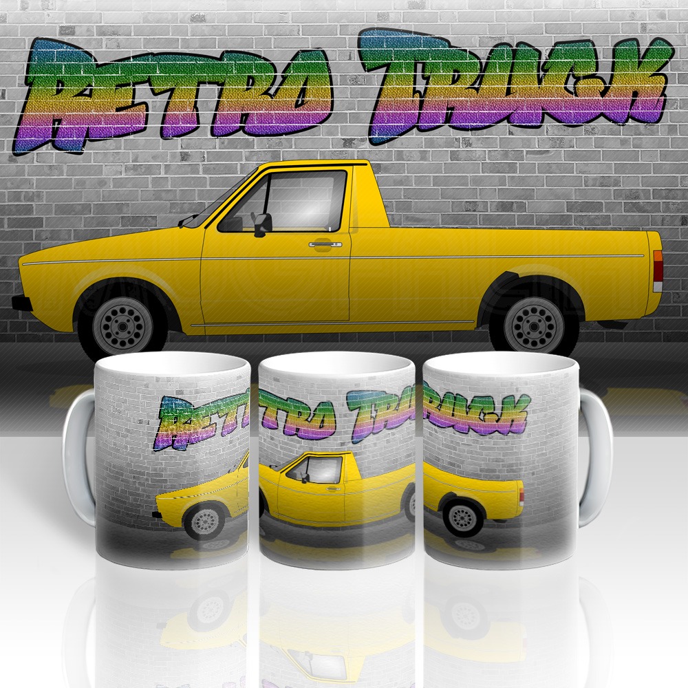 Mk1 Caddy Yellow Mug