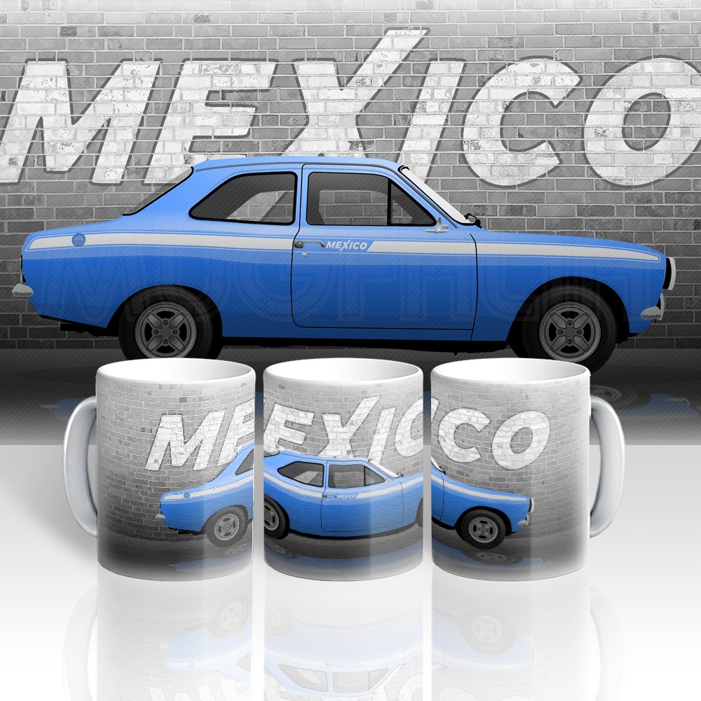 Large Mug - Mk1 Ford Escort RS Mexico - Various Colours