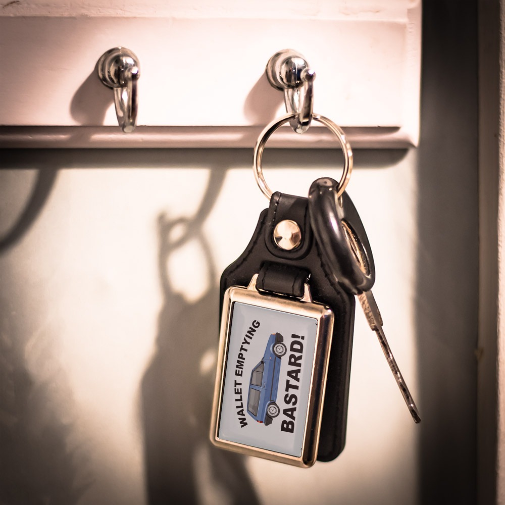 Leather Look Keyring - Polo Mk2 Estate Breadvan 2F- Various Colours - Image 3