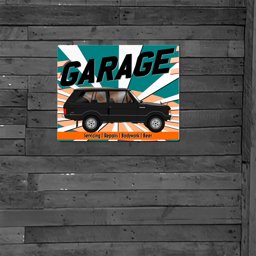 Metal Sign - Range Rover Classic MK1 - Customised Garage Sign - Image 3
