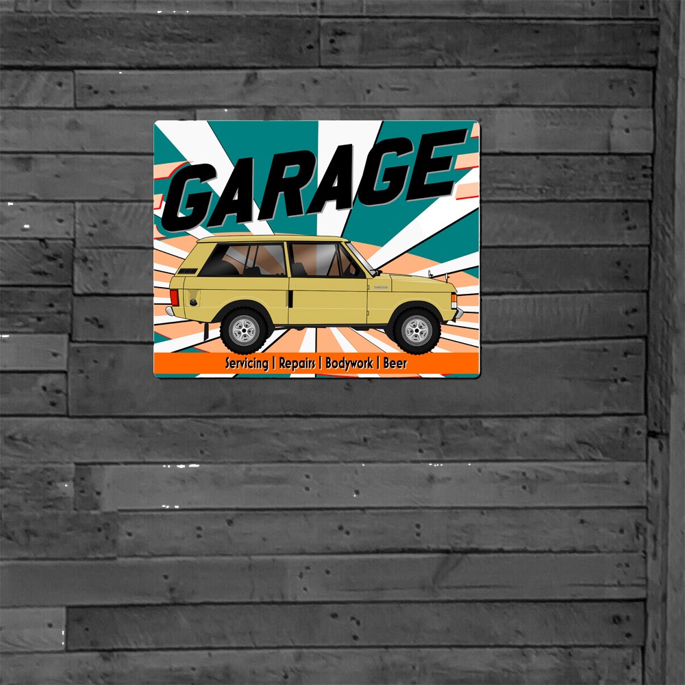 Metal Sign - Range Rover Classic MK1 - Customised Garage Sign - Image 2