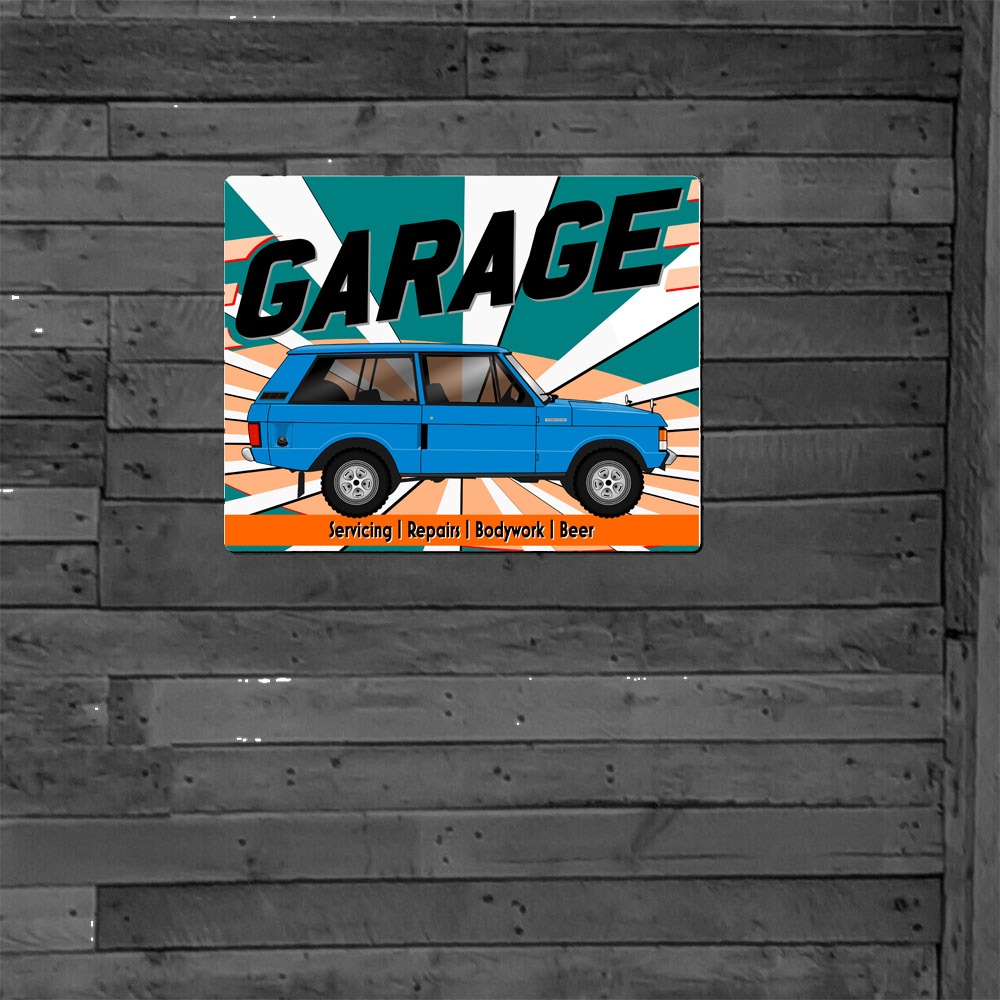 Metal Sign - Range Rover Classic MK1 - Customised Garage Sign - Image 4