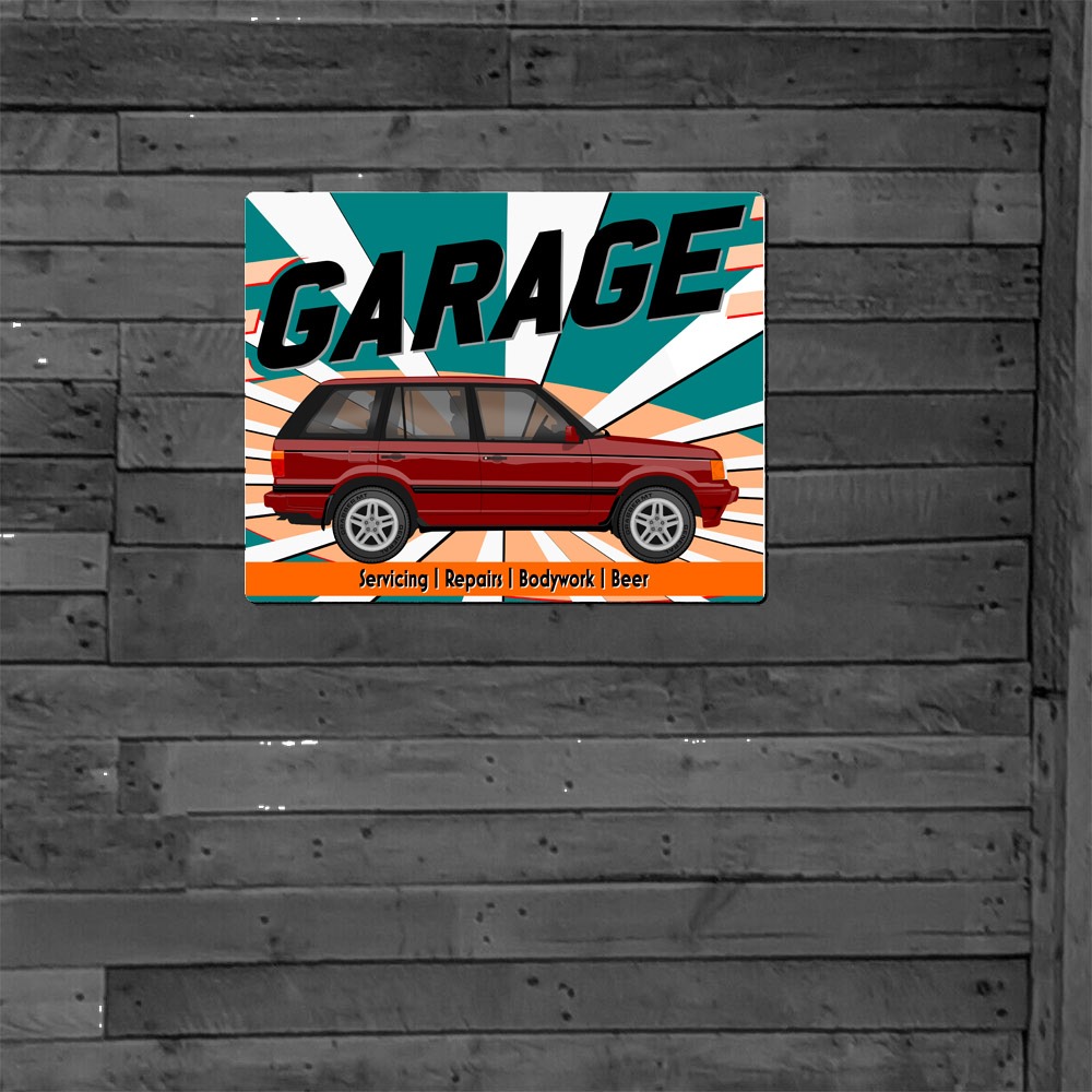 Metal Sign - Range Rover P38 - Customised Garage Sign - Image 5