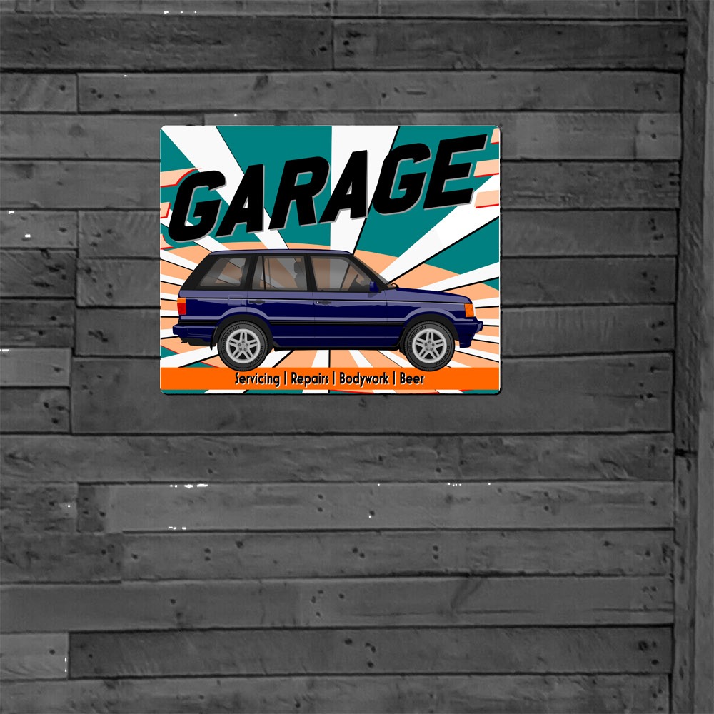 Metal Sign - Range Rover P38 - Customised Garage Sign - Image 7