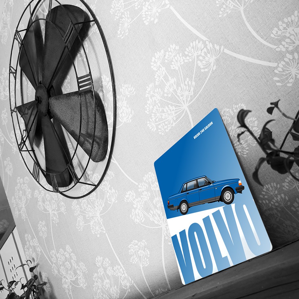 Metal Sign - Volvo 240 Saloon - Customised Wall Plaque - Image 4