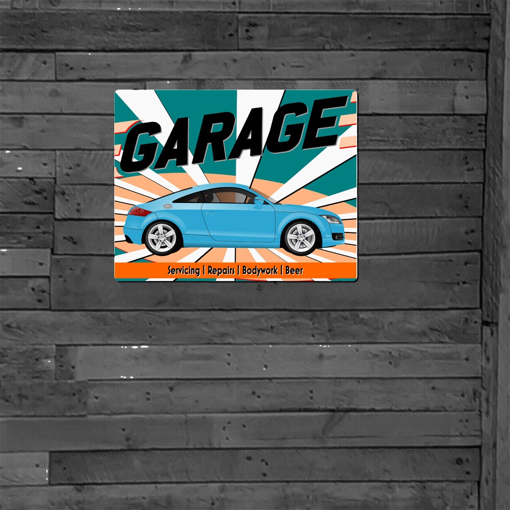 Metal Sign- Mk2 Audi TT - Customised Garage Sign - Image 6