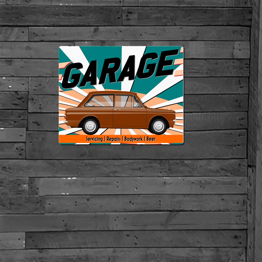 Metal Sign- Hillman Imp - Customised Garage Sign - Image 5