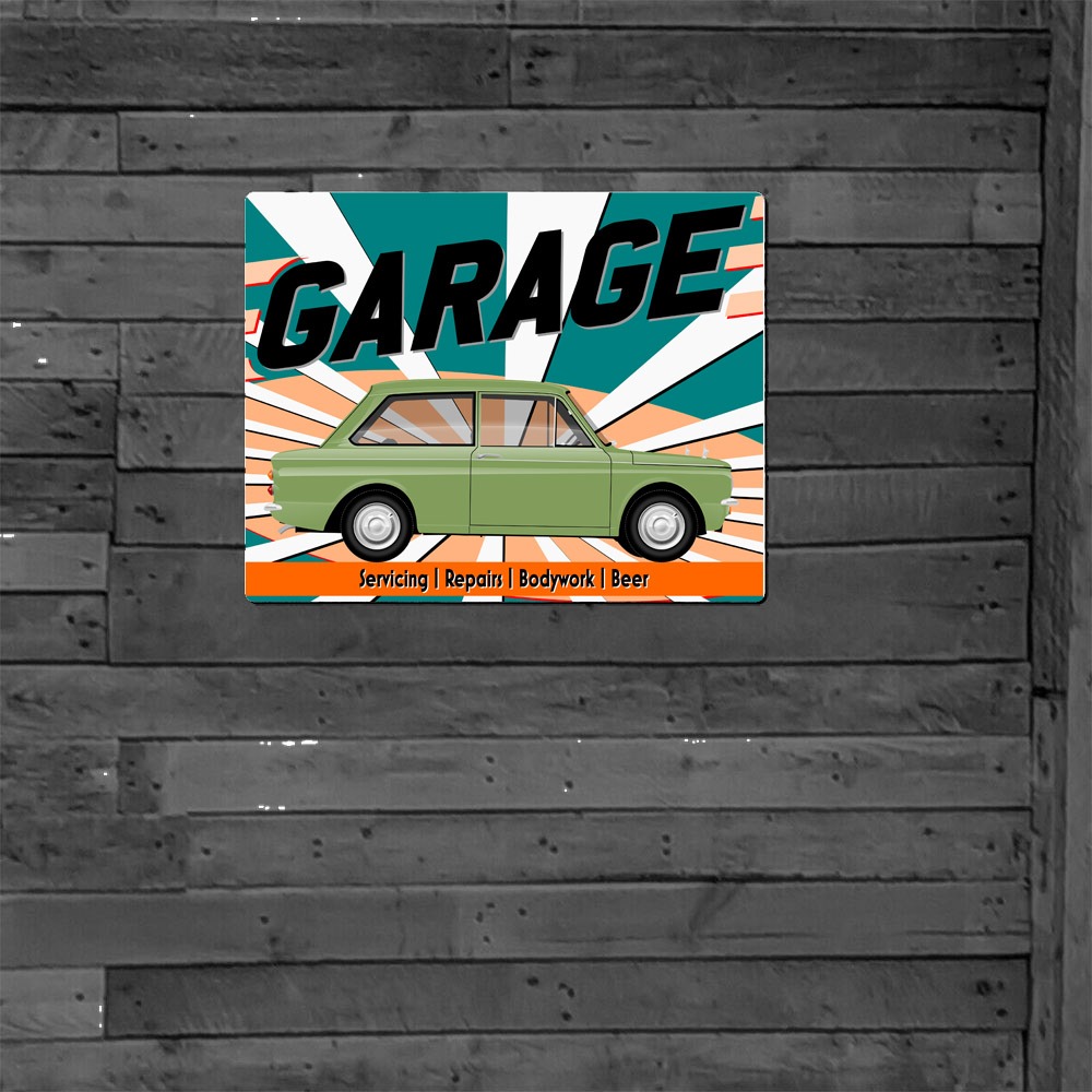Metal Sign- Hillman Imp - Customised Garage Sign - Image 4