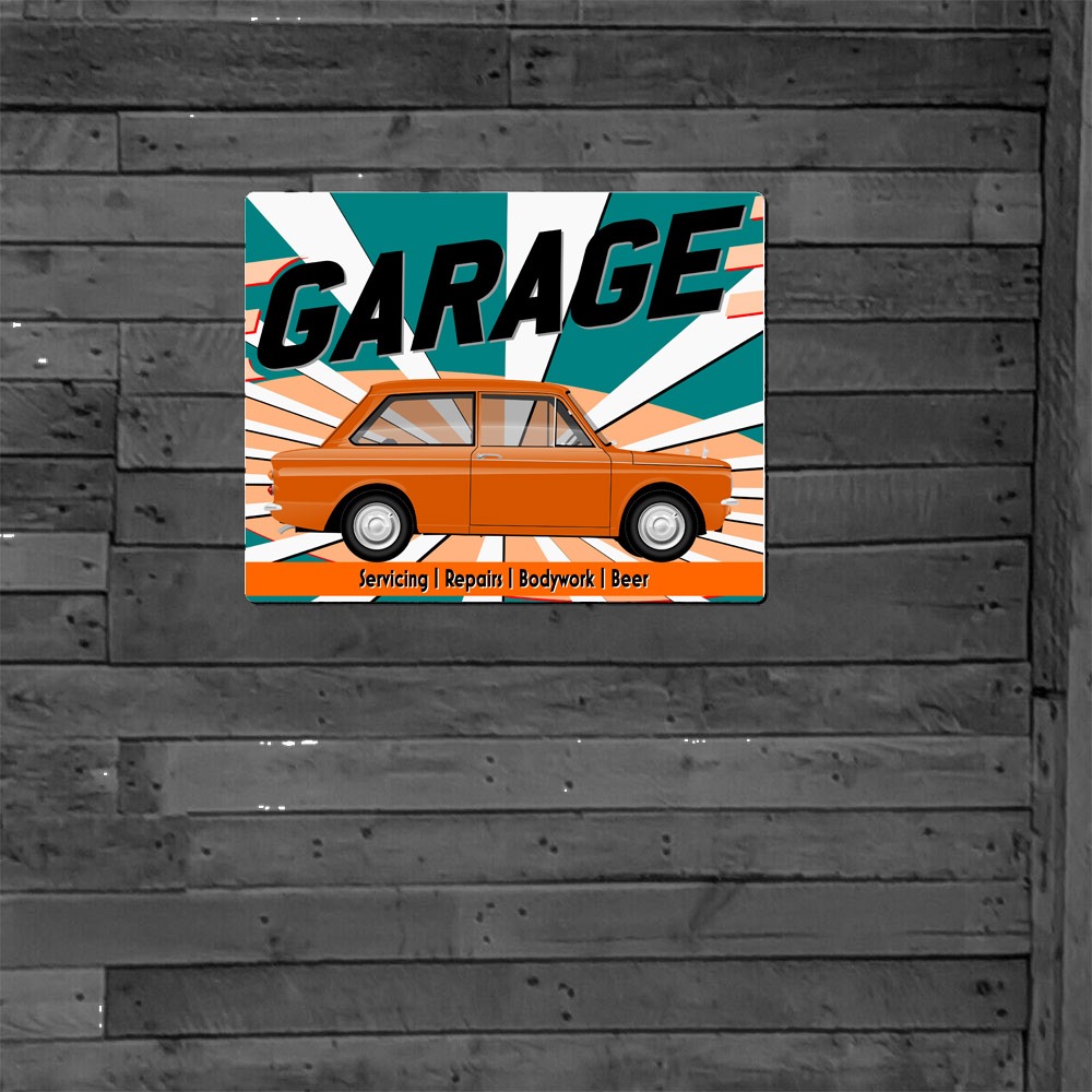 Metal Sign- Hillman Imp - Customised Garage Sign - Image 6