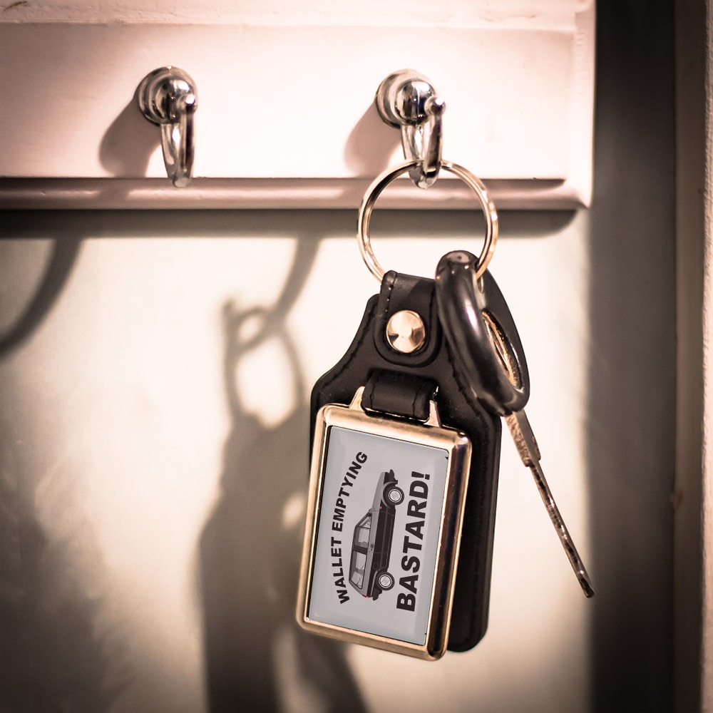 Leather Look Keyring - Polo Mk2 Estate Breadvan - Various Colours - Image 3