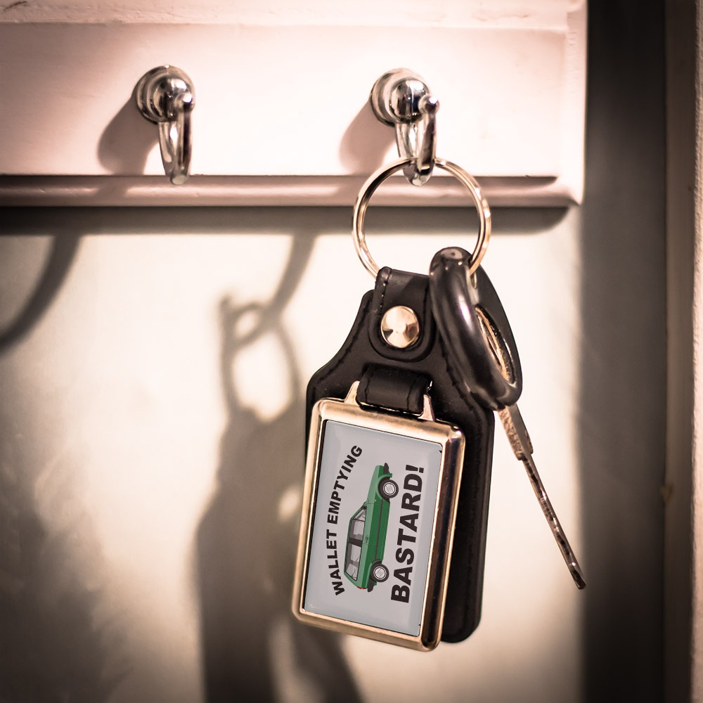 Leather Look Keyring - Polo Mk2 Estate Breadvan - Various Colours - Image 4