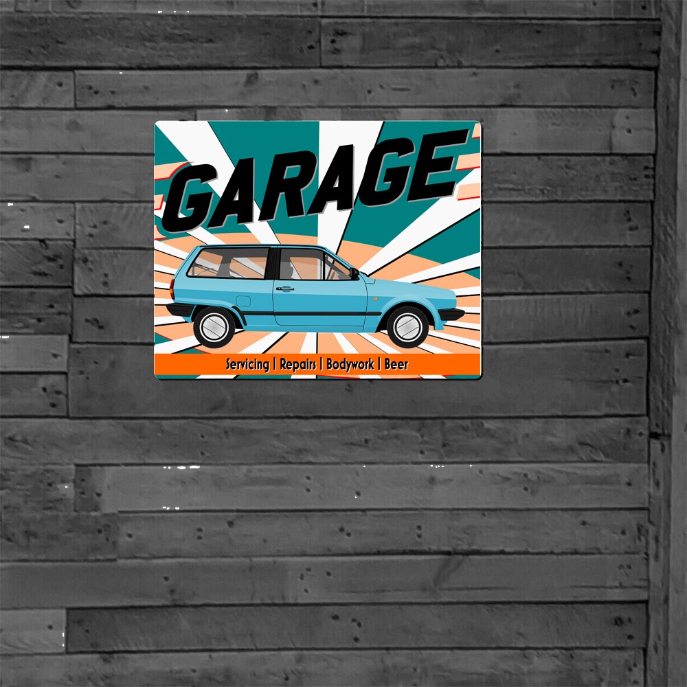 Metal Sign - Polo Mk2 Estate Breadvan - Customised Garage Sign - Image 5