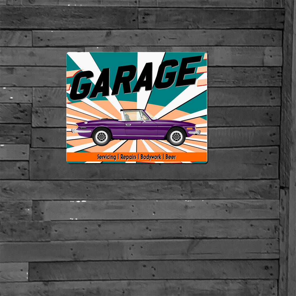 Metal Sign - Triumph Stag- Customised Garage Sign - Image 4
