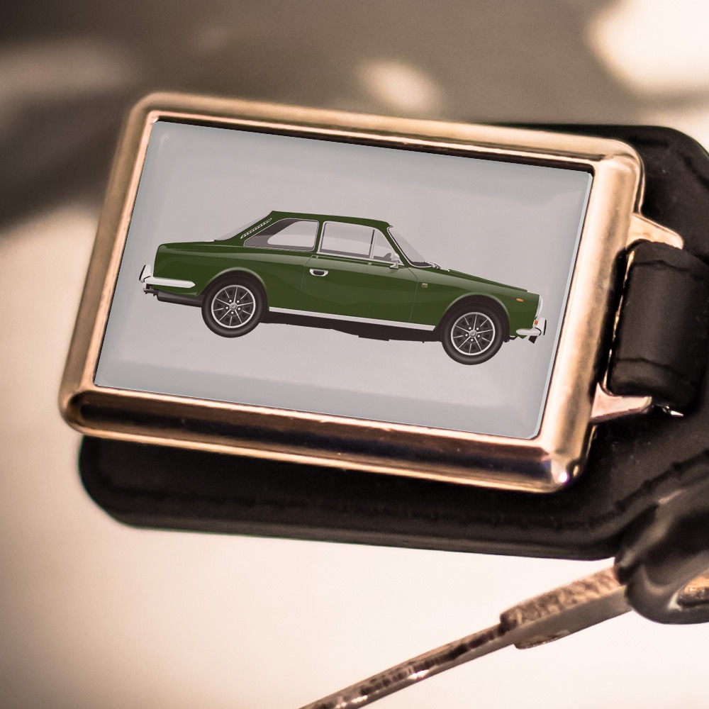Leather Look Keyring – Gilbern Invader Coupe - Various Colours - Image 3