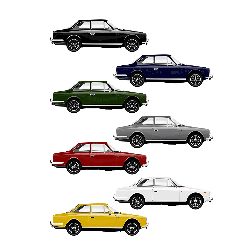 Leather Look Keyring – Gilbern Invader Coupe - Various Colours - Image 2